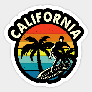 California T Shirt For Women Men Sticker